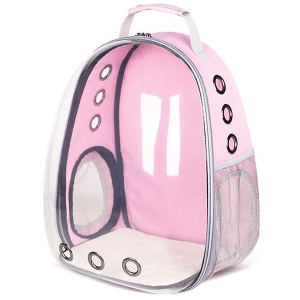 Ba lô phi hành gia vận chuyển thú cưng trong suốt kèm thảm lót