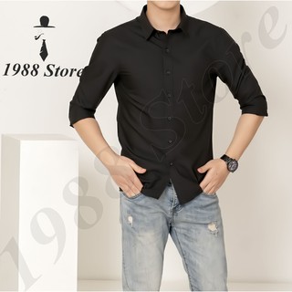 Áo sơ mi nam dài tay SD-08 (Màu đen)