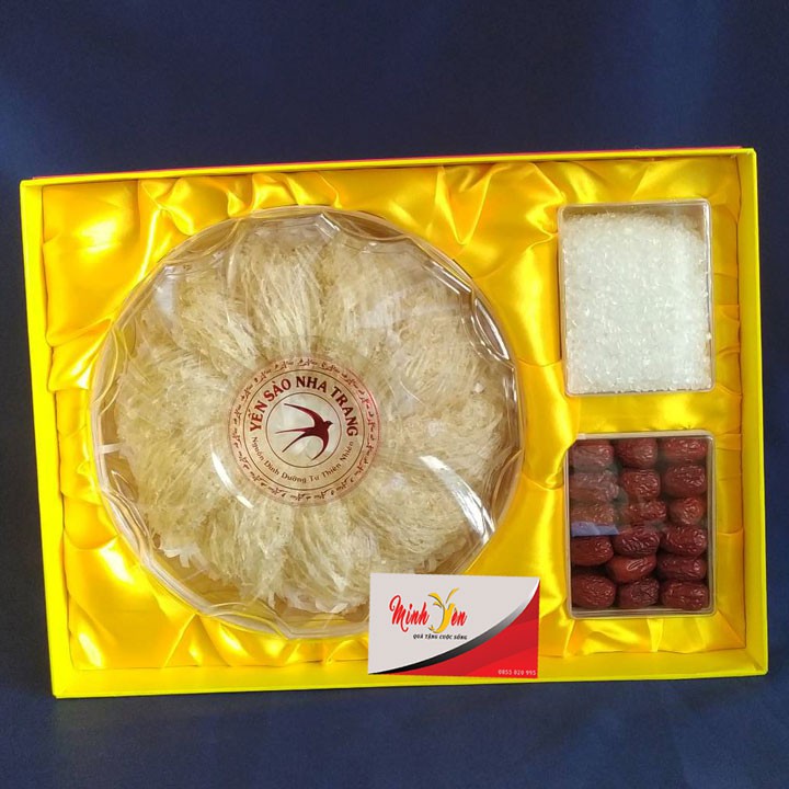 Yến Sào Sạch Lông Kèm Bộ Hộp Quà - 100g