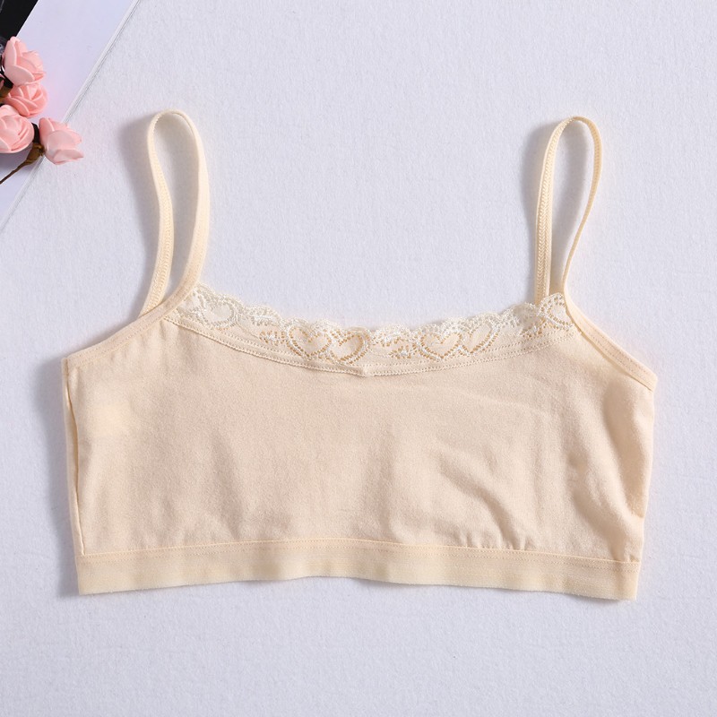 Áo Ngực Cotton Phối Ren Phong Cách Mary Girl