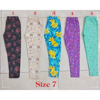 Quần legging dài size đại cho bé gái.
