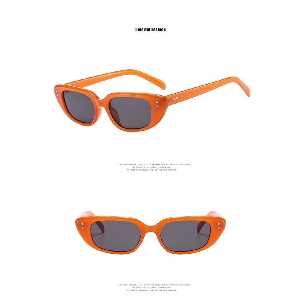 Kính mát mắt mèo bản nhỏ phong cách thời trang Tây phương dành cho nam và nữ