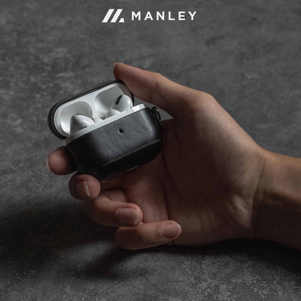 Case bảo vệ AirPods 2 | 3 | Pro Da thủ công Manlazy