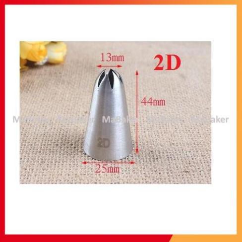 [Freeship] Đui/đuôi đúc bắt kem inox 1M, 2D dùng trang trí bánh - MaBaker