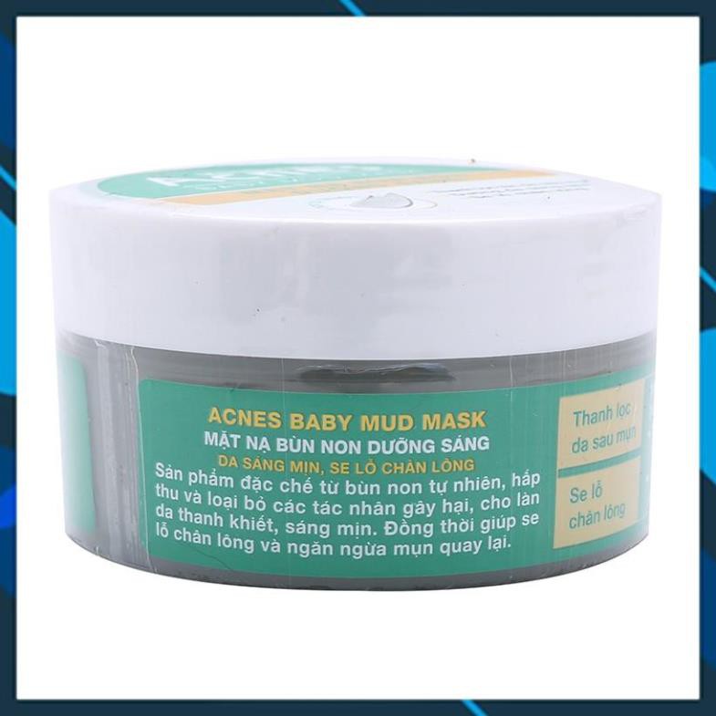 FREESHIP- Mặt nạ bùn non Acnes Baby Mud Mask 100g