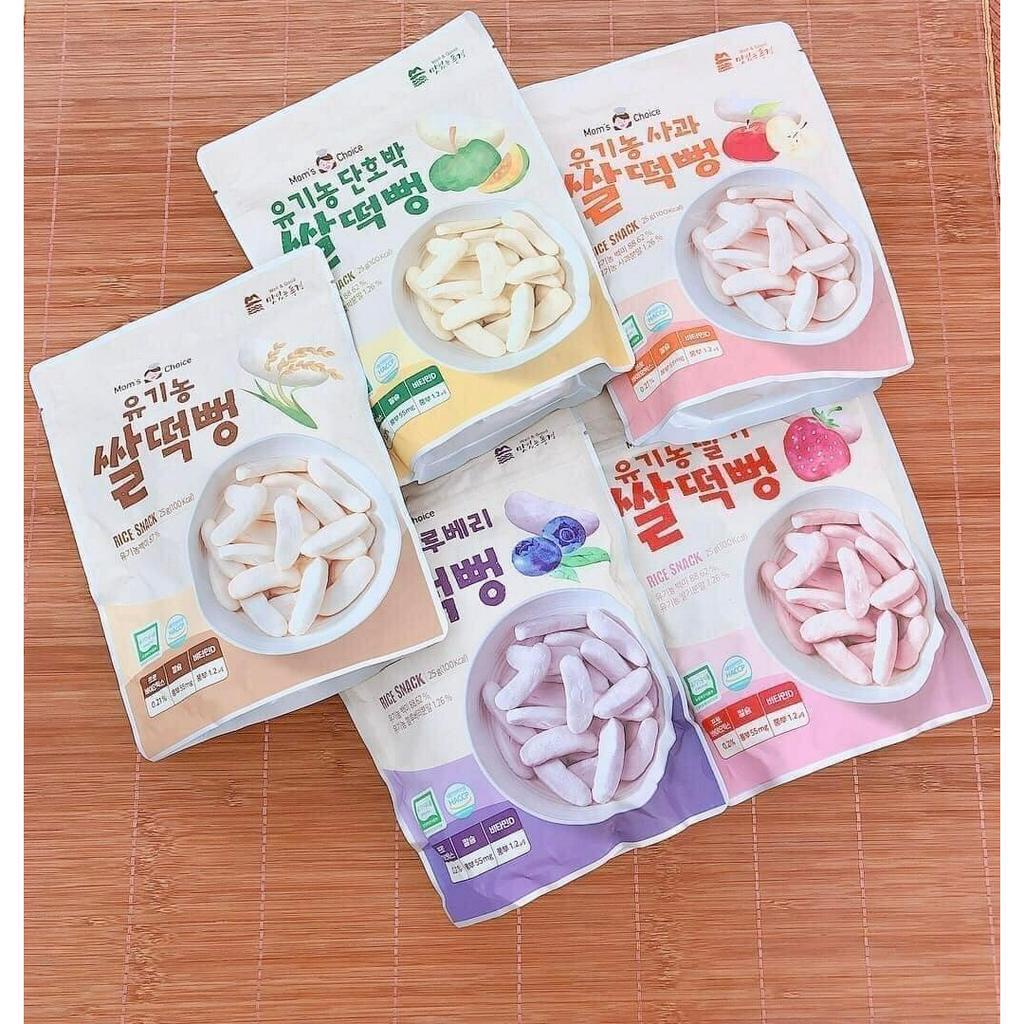 Bánh Gạo Ăn Dặm Hữu Cơ Mom s Choice Hàn Quốc Cho Bé Từ 6m+