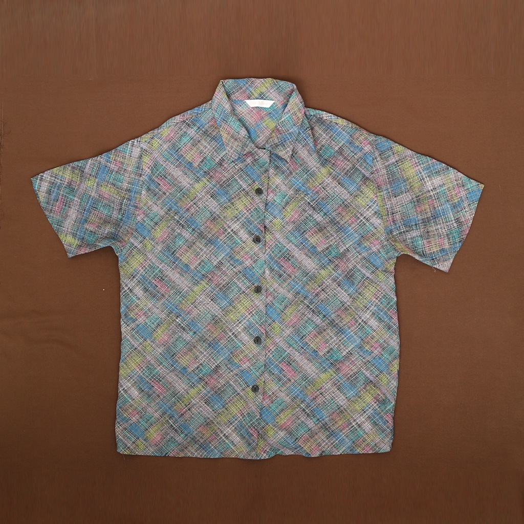 (Si tuyển) Sơ mi vin Nhật hoạ tiết