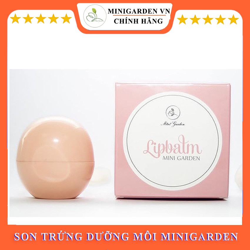 Son Trứng Dưỡng Môi Mini Garden Lip BBalm dưỡng môi mềm mịn