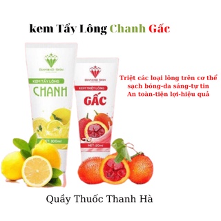 Combo kem tẩy lông và triệt lông chanh gấc an toàn không đau rát,mờ thâm