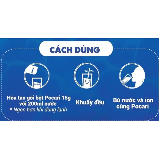 Thức uống bổ sung ion Pocari Sweat dạng bột