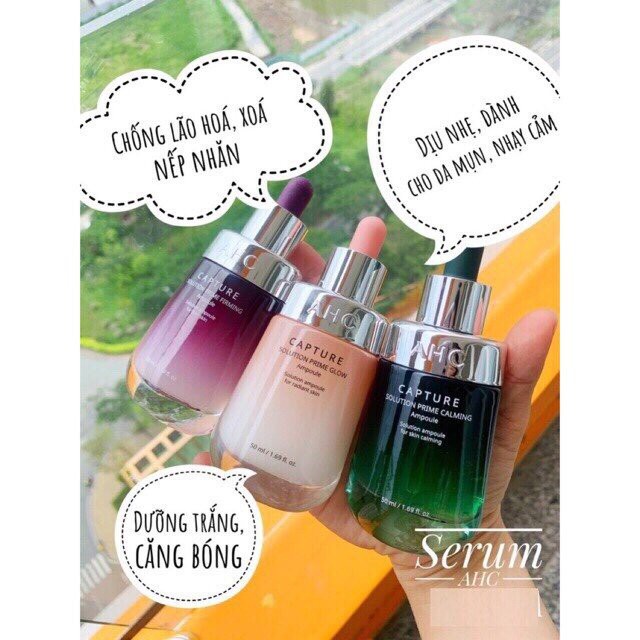 Tinh chất serum AHC {𝐌𝐀̂̃𝐔 𝐌𝐎̛́𝐈 𝟓𝟎𝐌𝐋} Tinh chất Serum AHC Capture Solution Max Ampoule dưỡng ẩm trắng da chống lão hóa | BigBuy360 - bigbuy360.vn