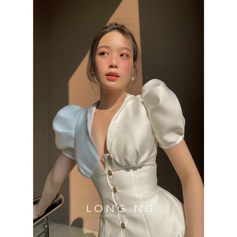 g85-dầm xoè phồng trắng, chất tapta | BigBuy360 - bigbuy360.vn