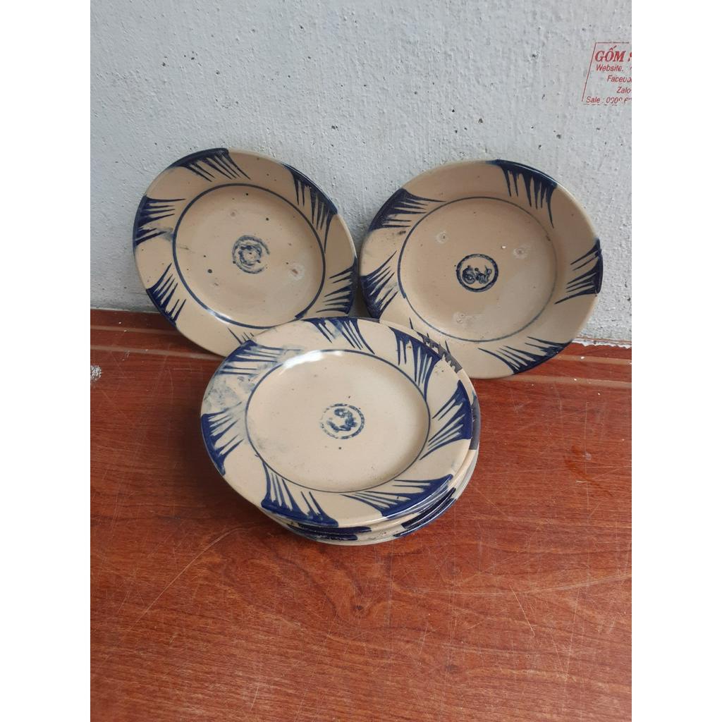 Đĩa sành kiểu xưa 17 cm 5 cái