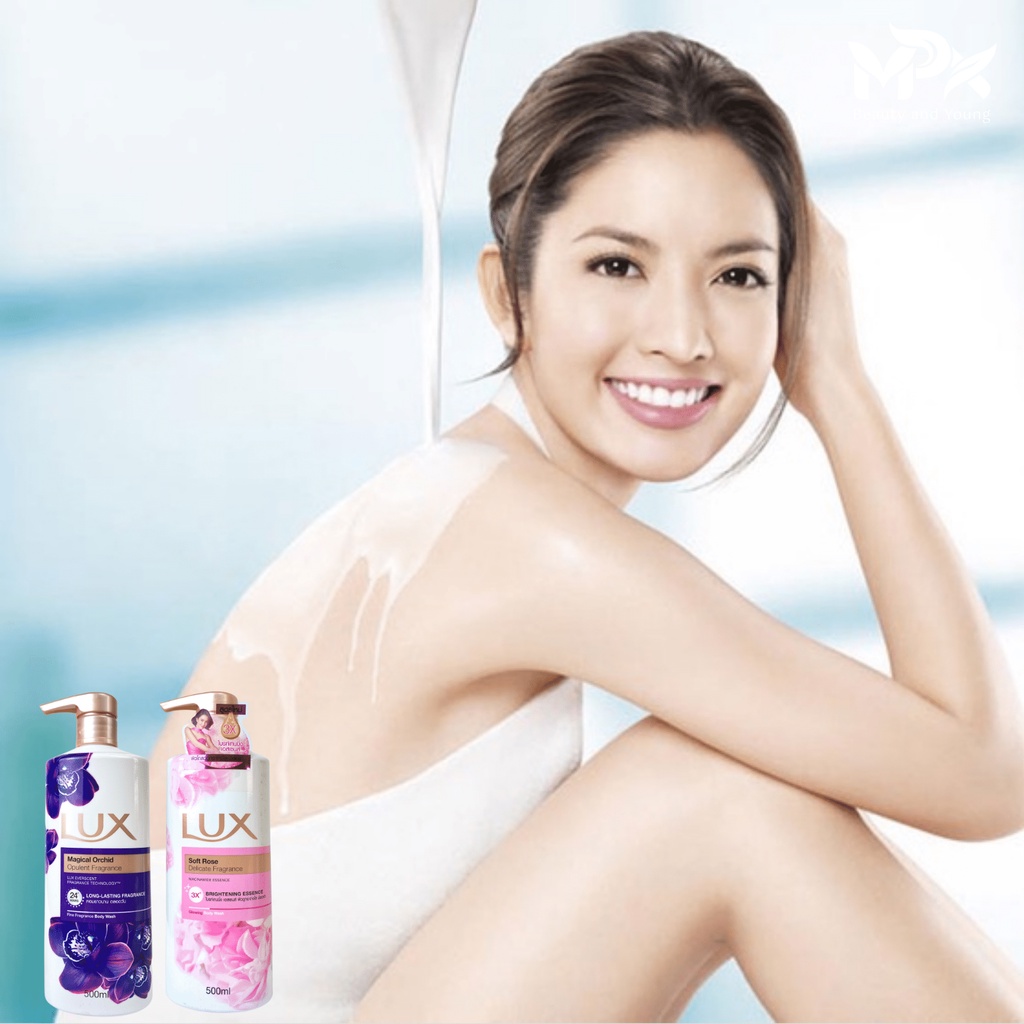 Sữa tắm Lux hương nước hoa 450ml Thái Lan - Thơm lâu dưỡng da trắng mịn và cấp ẩm - MPX
