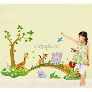 Decal vườn thú A136