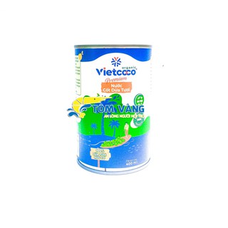 Nước cốt dừa Hữu cơ Organic/Thường Vietcoco 400ml - Tôm Vàng