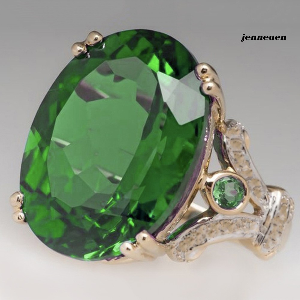 Nhẫn Hợp Kim Đính Đá Lấp Lánh Thời Trang Cho Nữ