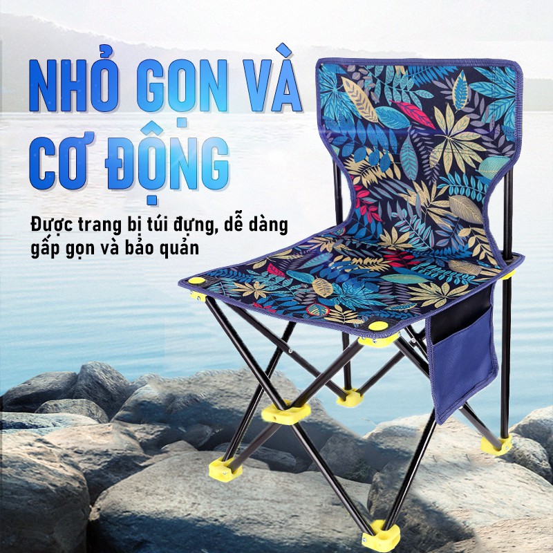 Ghế dã ngoại, câu cá, cắm trại gấp gọn siêu bền - BH 3 tháng | BigBuy360 - bigbuy360.vn