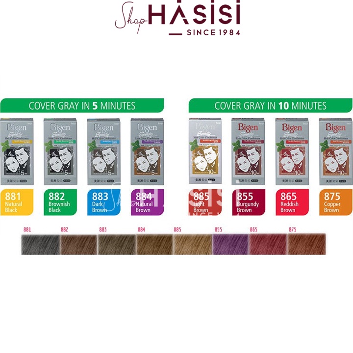 Thuốc Nhuộm Tóc BIGEN SPEEDY HAIR COLOR CONDITINONER