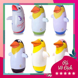 PVN4830 Đồ chơi bơm hơi hình chim cánh cụt bằng nhựa PVC