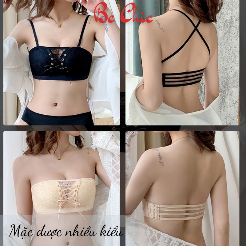 ÁO LÓT CHỐNG TỤT QUẢ NGANG 3058 DÂY RÚT HÀNG LOẠI 1 BC_CHIC LINGERIE
