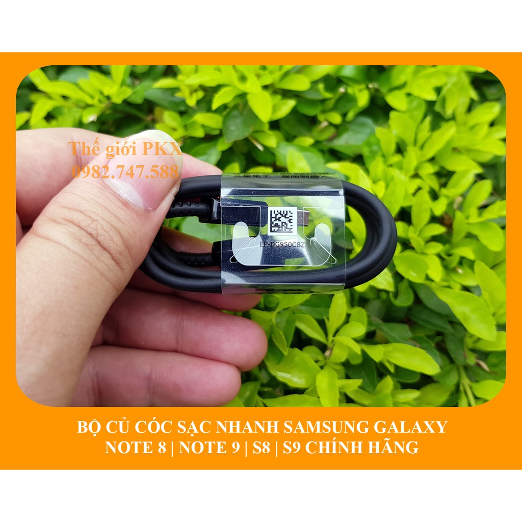 Bộ củ sạc Galaxy S8 S9 S10 Note 8 Note 9 chính hãng