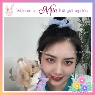 Dây Buộc Tóc Scrunchies Dễ Thương MILA Cột Tóc TT03