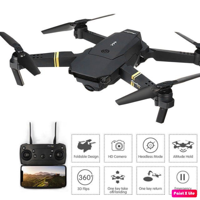 flycam Eachine E58 giá rẻ mini nhỏ gọn, đẹp chắc chắn, có camera  từ xa quay phim, chụp ảnh