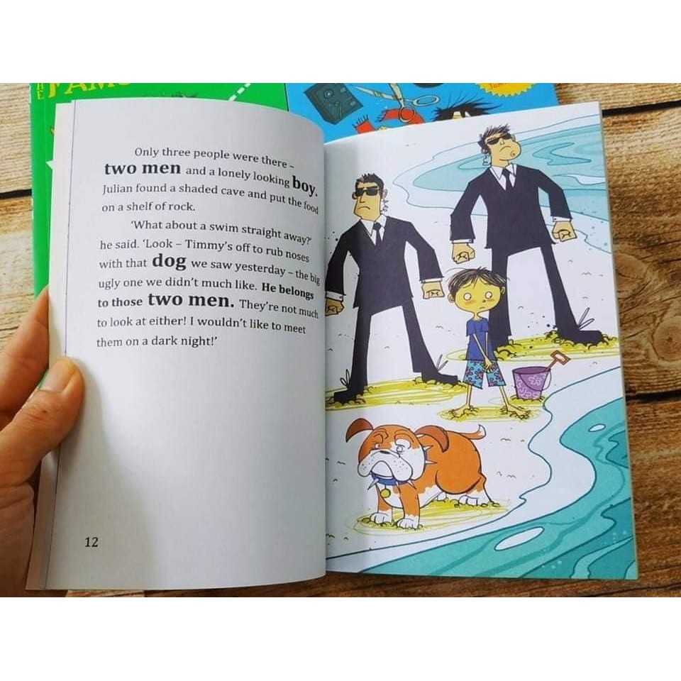 Sách - Famous Five Adventures 9 quyển sách nhập khẩu kèm booksets