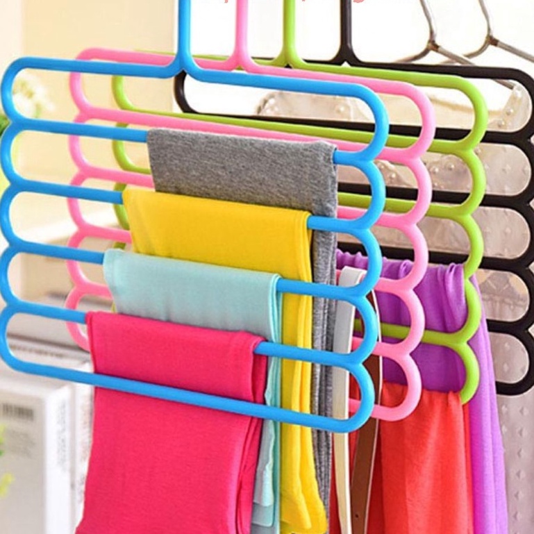 [❌GIÁ SỈ❌] Móc Treo Quần Áo Đa Năng Nhiều Tầng Bằng Nhựa MOC8203