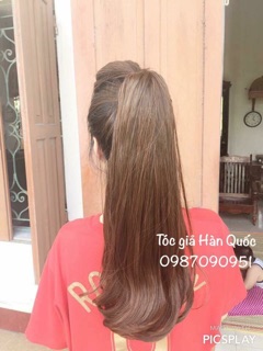 Tóc giả ngoặm thẳng cụp