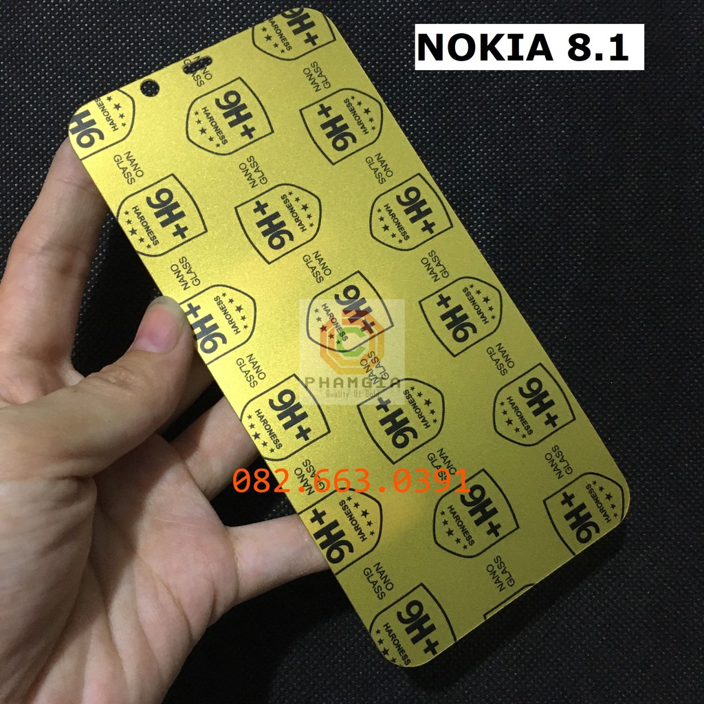 Dán cường lực Nokia 2.1/3.1/3.1+/7+/7.1+/8.1 nano siêu dẻo siêu bền
