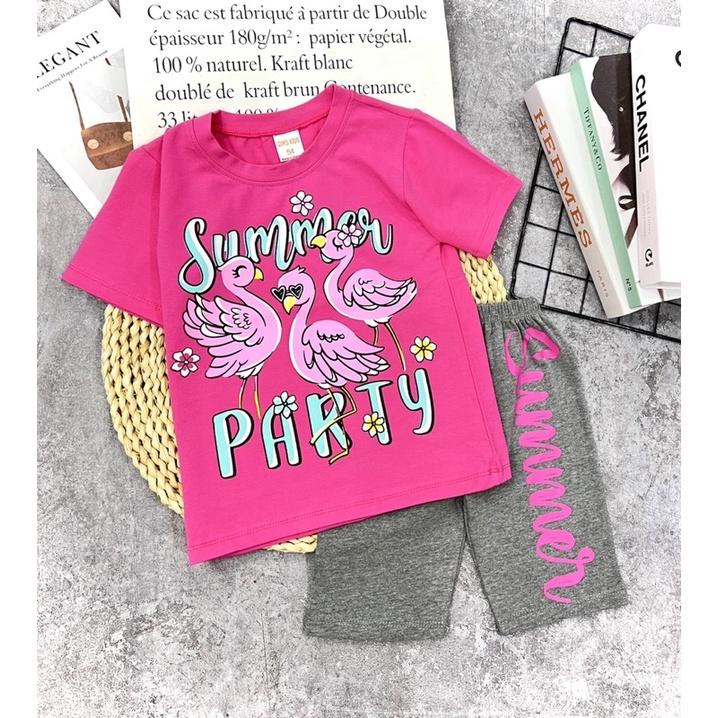 Đồ bộ bé gái size đại hình thú thun cotton 4 chiều JENNIE KIDS thấm hút mồ hôi tốt J408