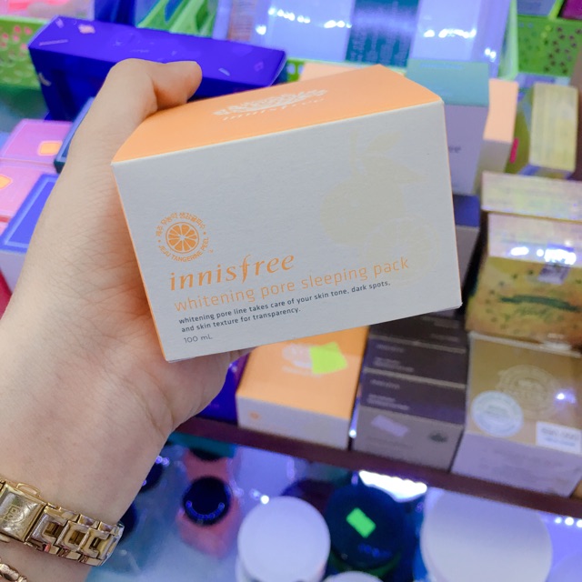 Mặt Nạ Ngủ Innisfree Whitening Pore Sleeping Pack