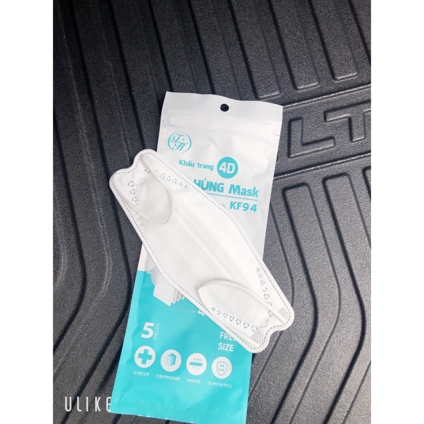 Khẩu trang KF94 [Gói 10 chiếc] Khẩu trang y tế Tiến Hùng Chính hãng 4 lớp kháng khuẩn chống bụi mịn PM 2.5 | BigBuy360 - bigbuy360.vn