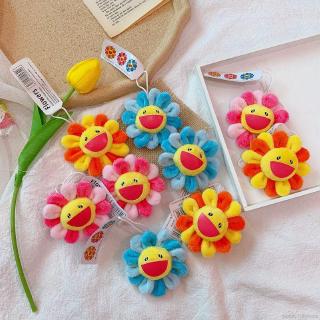 Ghim cài áo hình hoa hướng dương mặt cười thời trang