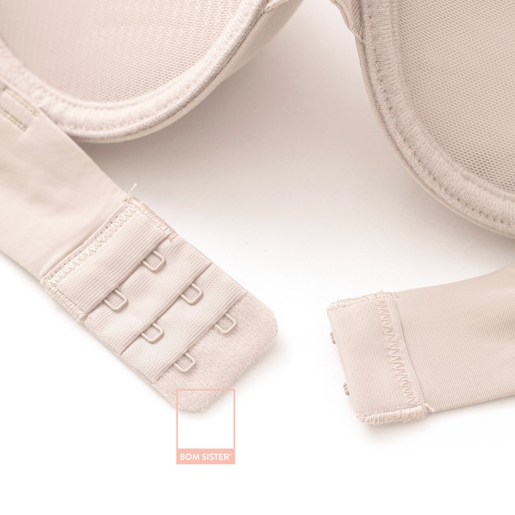 Áo lót mút mỏng thun lạnh không gọng màu trơn đính nơ BOM SISTER MU1007