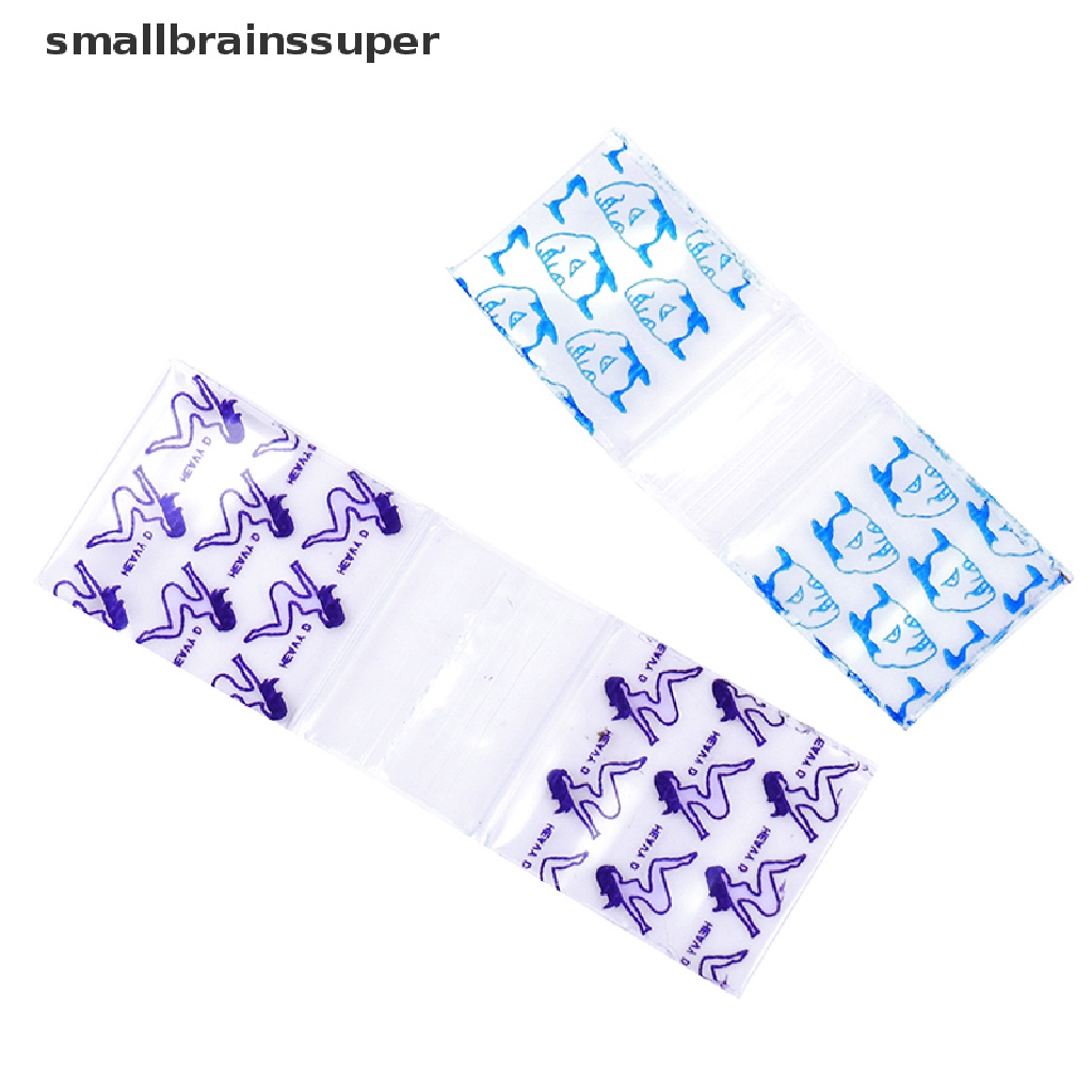 Set 100 túi khóa zip nhỏ gọn cỡ 1.6*2/ 1.8*2.5/ 2.5*3/ 3*4cm