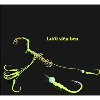 Hộp 4 lưỡi câu lăng xê lưỡi nhật