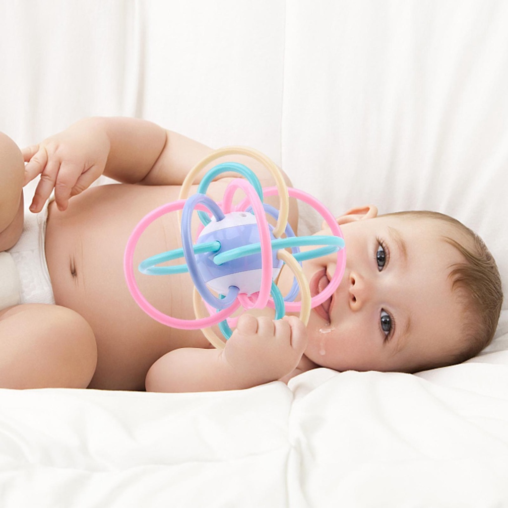 Bóng Đồ Chơi Mềm Cho Bé Gặm Mọc Răng 6 Tháng Tuổi