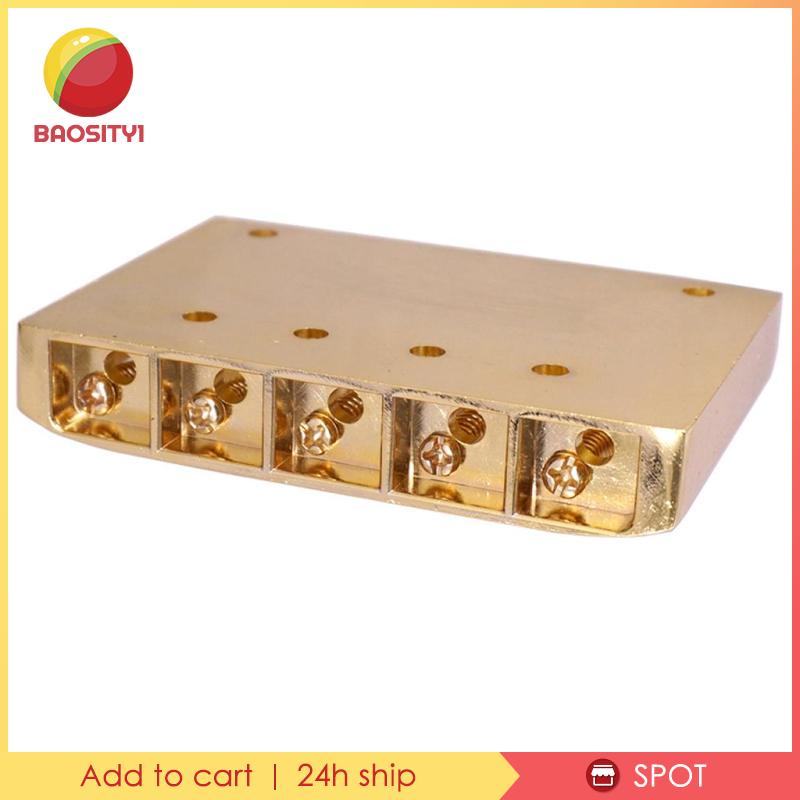 Set 1 Dây Đàn Guitar Bass 5 Dây Màu Vàng Thay Thế Tiện Dụng