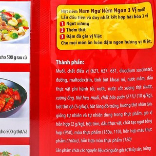 Hạt nêm tôm thịt Chinsu gói 900g