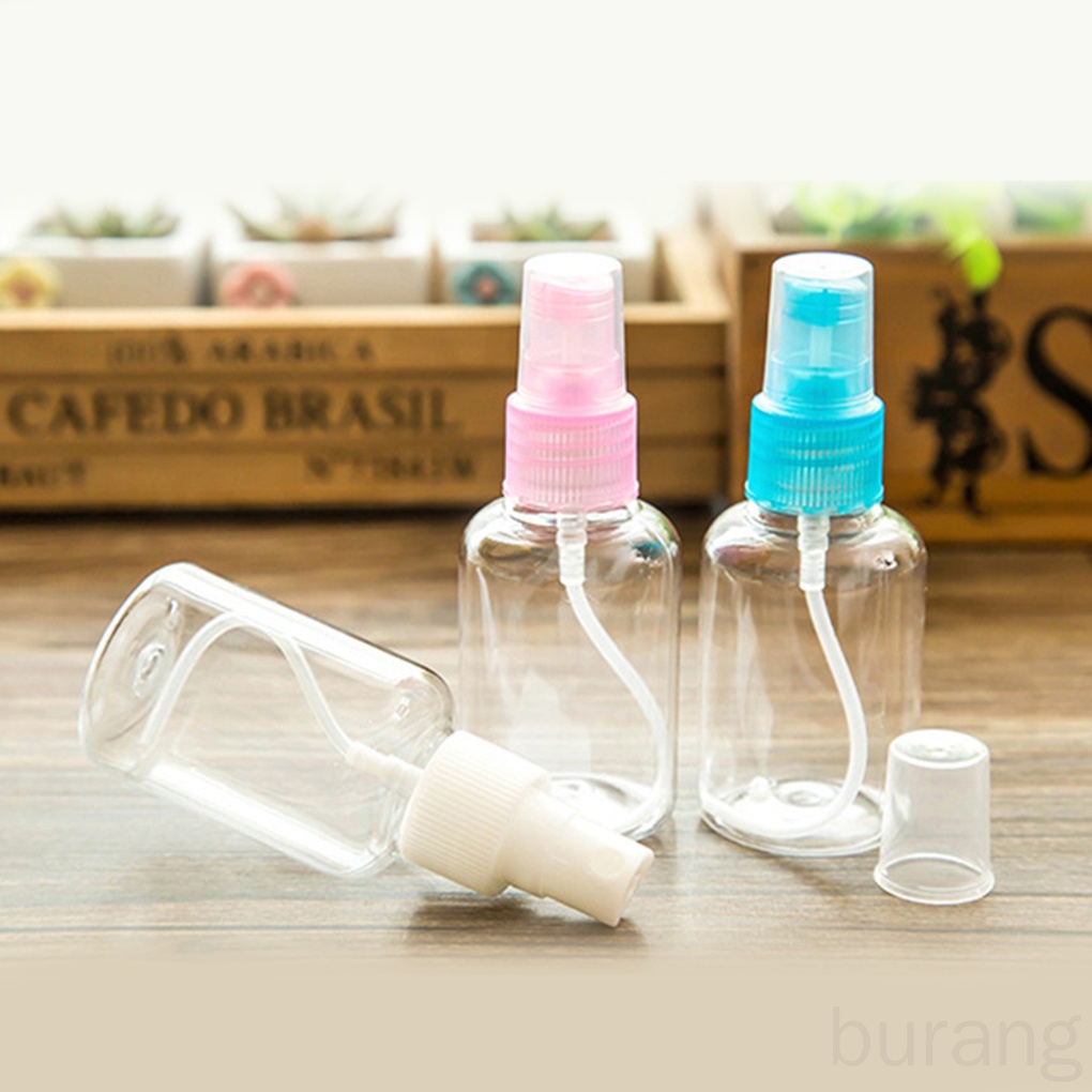 Set 5 Bình Xịt Rỗng 50ml Bằng Nhựa Trong Suốt Tiện Dụng