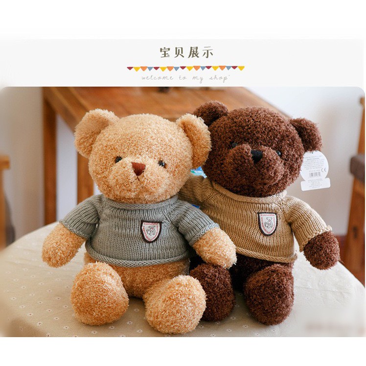 Gấu Bông Teddy Head Tales Nhồi Gòn Cao Cấp Lông Mịn