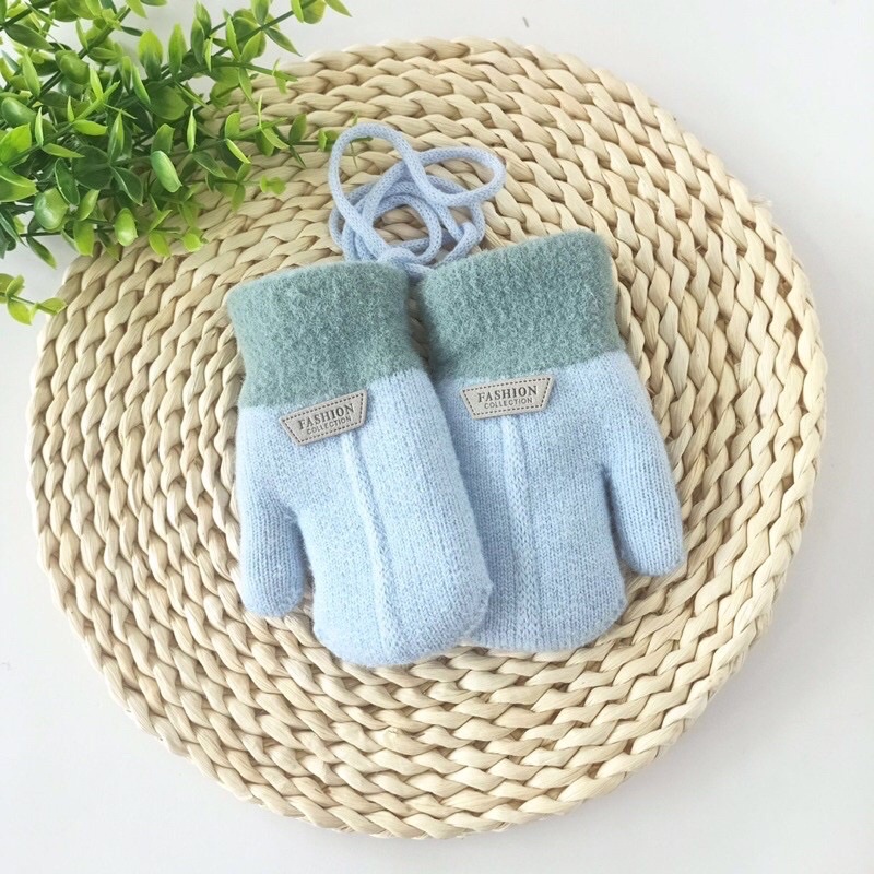 Găng tay lót lông dầy dặn dành cho bé từ 1-8 tuổi bao tay mùa đông ấm áp mã T17 và T48