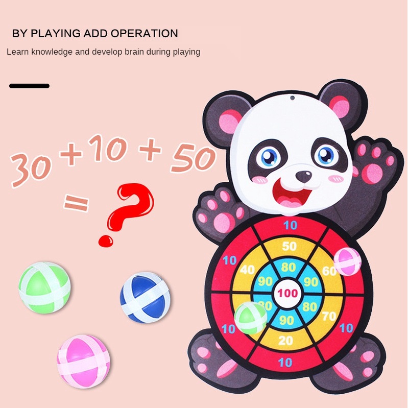 Bảng Ném Phi Tiêu Đồ Chơi Họa Tiết Hoạt Hình Sáng Tạo Dành Cho Trẻ Em