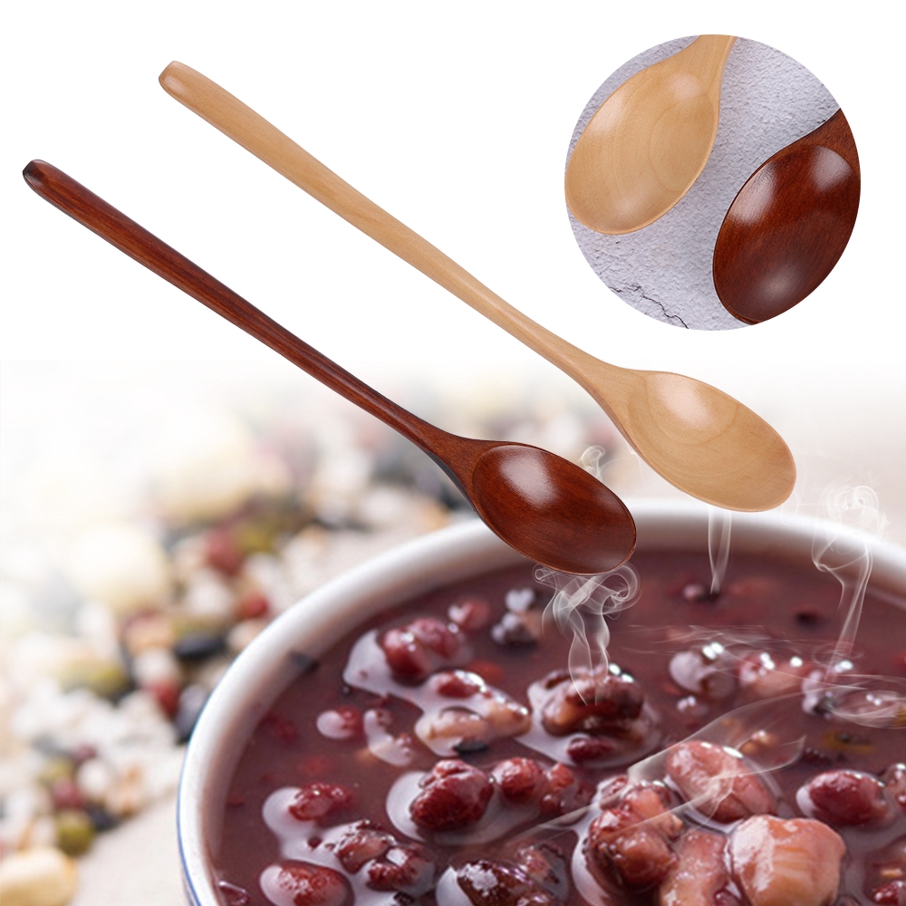 FAY Drinking Desserts Condiment Kitchen Dining Handmade Wooden Ice Cream Christmas Coffee Spoons