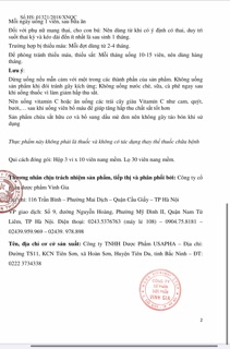 Sắt Hữu Cơ Vinh Gia