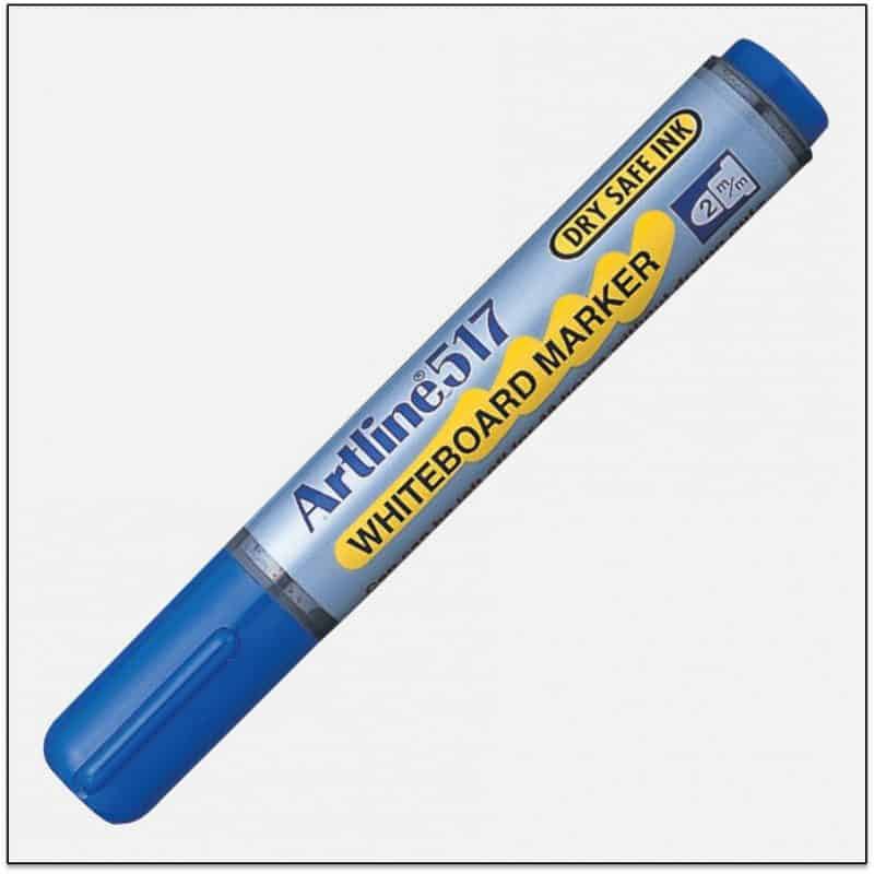 Bút lông viết bảng chống khô mực Artline EK-517 - Màu xanh dương (Blue)