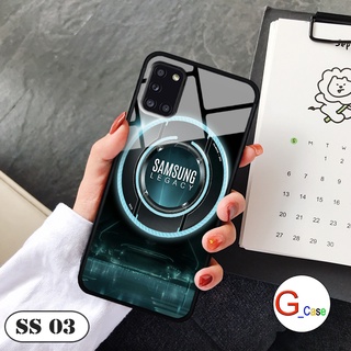 Ốp lưng Samsung Galaxy A31  - in hình 3D Logo điện thoại
